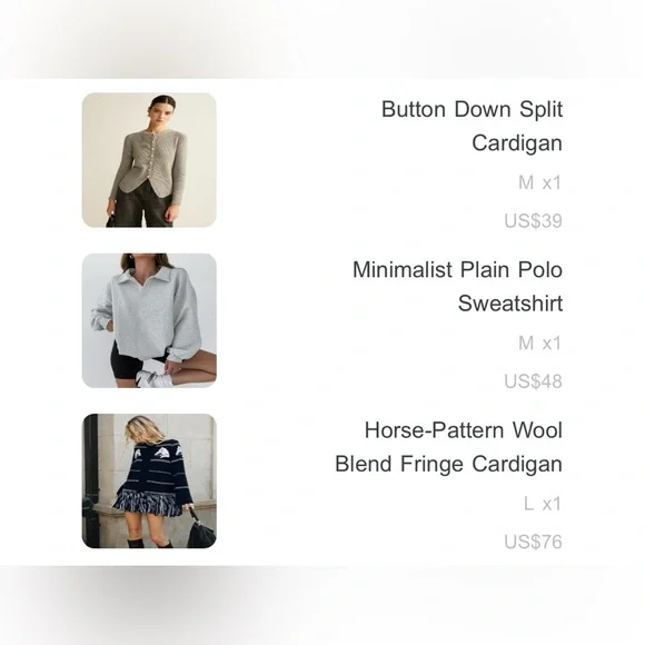 Commense Minimalist Plain Polo Sweatshirt 🩶 - Picture 3 of 3